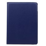 360 Degree Rotation Litchi Texture Flip Leather Case with 2 Gears Holder for iPad Air 2(Dark Blue) - Image 2