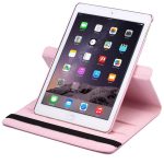 360 Degree Rotation Litchi Texture Flip Leather Case with 2 Gears Holder for iPad Air 2(Pink) - Image 6