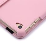 360 Degree Rotation Litchi Texture Flip Leather Case with 2 Gears Holder for iPad Air 2(Pink) - Image 7