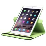 360 Degree Rotation Litchi Texture Flip Leather Case with 2 Gears Holder for iPad Air 2(Green) - Image 6