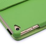 360 Degree Rotation Litchi Texture Flip Leather Case with 2 Gears Holder for iPad Air 2(Green) - Image 7
