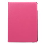 360 Degree Rotation Litchi Texture Flip Leather Case with 2 Gears Holder for iPad Air 2(Magenta) - Image 2
