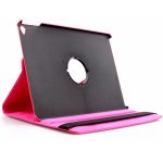 360 Degree Rotation Litchi Texture Flip Leather Case with 2 Gears Holder for iPad Air 2(Magenta) - Image 5