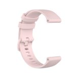 For Amazfit GTR 42mm Checkered Silicone Watch Band ΡΟΖ