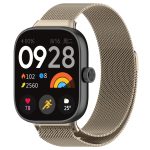 For Redmi Watch 4 Milan Magnetic Steel Mesh Watch Band(Starlight)
