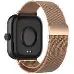 For Redmi Watch 4 Milan Magnetic Steel Mesh Watch Band(Rose Gold) - Image 2