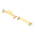 For Redmi Watch 4 1 Pair 20mm Stainless Steel Metal Watch Band Connector(Gold) - Image 4