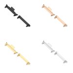 For Redmi Watch 4 1 Pair 20mm Stainless Steel Metal Watch Band Connector(Gold) - Image 3