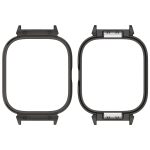 For Redmi Watch 4 Metal Frame Watch Protective Case(Black)