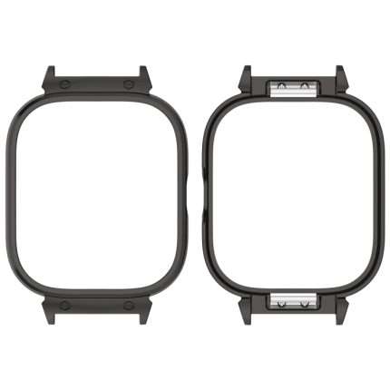 For Redmi Watch 4 Metal Frame Watch Protective Case(Black)
