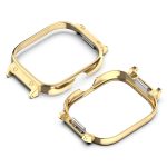 For Redmi Watch 4 Metal Frame Watch Protective Case(Gold) - Image 4