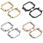 For Redmi Watch 4 Metal Frame Watch Protective Case(Rose Gold) - Image 4