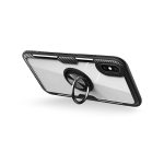 CARBON CLEAR RING Για Huawei Y5 (2019) Κάλυμμα FORCELL TPU Μαύρο