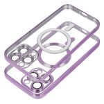 Θήκη Electro Mag Cover συμβατή με MagSafe για IPHONE 15 PRO MAX μωβ - Image 5