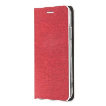 Forcell Luna Silver Wallet Case Red (Xiaomi Redmi 9)
