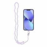 Crystal Diamond Λουράκι Λαιμού για Κινητά Μωβ