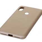 Βack case silicone for xiaomi redmi 6 pro gold