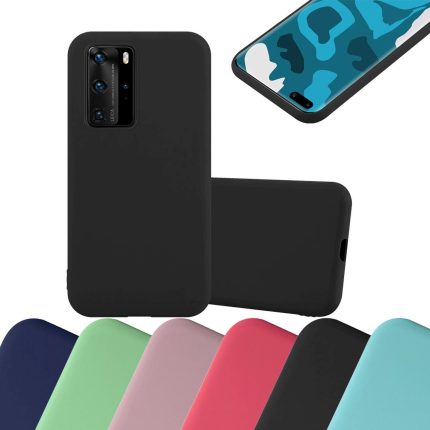 Back Cover Σιλικόνης Ανθεκτική ΜΑΥΡΗ (Huawei P40 )