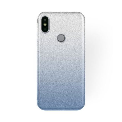 Forcell Glitter Shine Cover Hard Case Clear / Blue (Xiaomi Redmi S2)