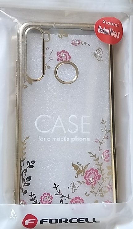 ΘΗΚΗ ΣΙΛΙΚΟΝΗΣ XIAOMI REDMI NOTE 8 ΜΕ ΧΡΥΣΟ ΣΧΕΔΙΟ ΛΟΥΛΟΥΔΙΩΝ