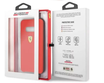 Ferrari Hardcase S10 Lite  Red Silicone