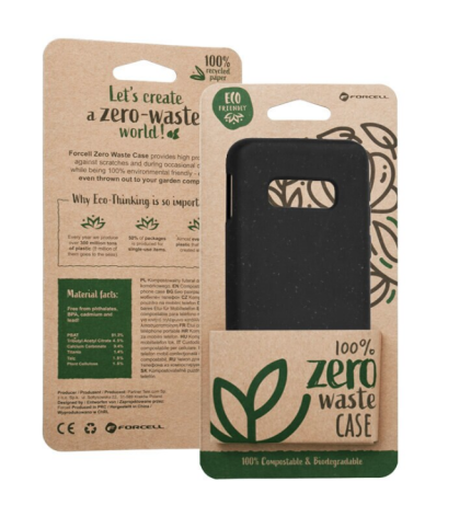 Βιοδιασπώμενη θήκη Forcell Bio για Samsung Galaxy S10E Black