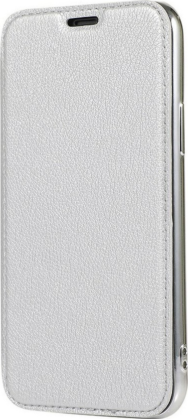 20200212162431_forcell_electro_wallet_dermatinis_asimi_galaxy_s20 Forcell Electro Wallet Δερματίνης Ασημί (Galaxy S20) - Image 1