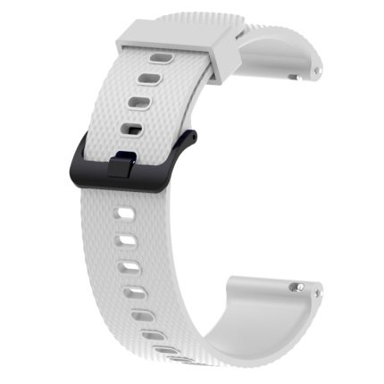 Αθλητική ζώνη ρολογιών σιλικόνης για Garmin Vivoactive 3 20mm (λευκό)