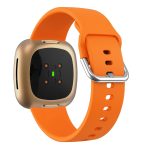 Για Fitbit Versa 3 Silicone Watch Band(Πορτοκαλί)