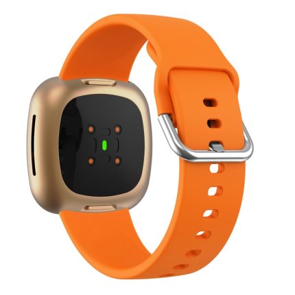 Για Fitbit Versa 3 Silicone Watch Band(Πορτοκαλί)