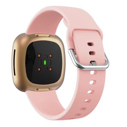 Για Fitbit Versa 3 Silicone Watch Band(Ροζ)