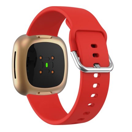 Για Fitbit Versa 3 Silicone Watch Band(Κόκκινο)