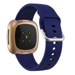 Για Fitbit Versa 3 Silicone Watch Band(Σκούρο μπλε)