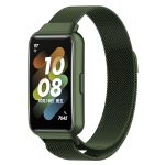 For Huawei Band 7 / 7 NFC Milan Metal Magnetic Watch Band(Green)