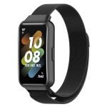 For Huawei Band 7 / 7 NFC Milan Metal Magnetic Watch Band(Black)