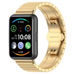 Για Huawei Watch Fit 2 One-bead Metal Stainless Steel Watch Band(Χρυσός)