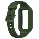 For Huawei Band 8 / Huawei Band 7 / Honor Band 6 Universal Integrated Silicone Watch Band(Army Green) - Image 5