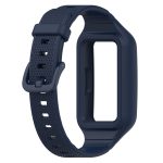 For Huawei Band 8 / Huawei Band 7 / Honor Band 6 Universal Integrated Silicone Watch Band(Midnight Blue) - Image 5