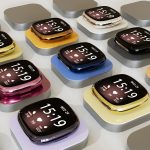 Για Fitbit Versa 4 / Sense 2 Ηλεκτρολυτική Θήκη Ρολογιού TPU Πλήρους Κάλυψης (Μαύρη) - Image 2