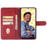 For Realme C55 Leather Phone Case(Red) - Image 3