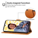 For Realme C55 Leather Phone Case(Brown) - Image 4