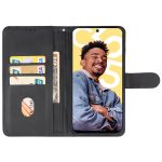 For Realme C55 Leather Phone Case(Black) - Image 3