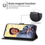 For Realme C55 Leather Phone Case(Black) - Image 4