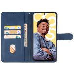 For Realme C55 Leather Phone Case(Blue) - Image 3