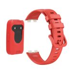 For Huawei Band 8 Silicone Protective Case + Silicone Watch Band Kit(Red) - Image 5