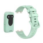 For Huawei Band 8 Silicone Protective Case + Silicone Watch Band Kit(Light Green) - Image 5