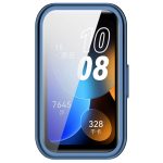 For Huawei Band 8 Full Coverage TPU Electroplating Watch Protective Case(Blue) - Image 4