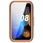 For Huawei Band 8 Full Coverage TPU Electroplating Watch Protective Case(Rose Gold) - Image 4
