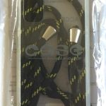 ΘΗΚΗ ΓΙΑ SAMSUNG S20 TRANSPARENT ΜΕ ΚΟΡΔΟΝΙ ΜΑΥΡΟ/ΚΙΤΡΙΝΟ