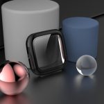 Για Fitbit Versa 2 Plating PC Shell + Tempered Glass Film (Μαύρο) - Image 2